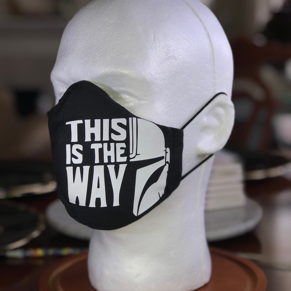 The mandalorian face mask